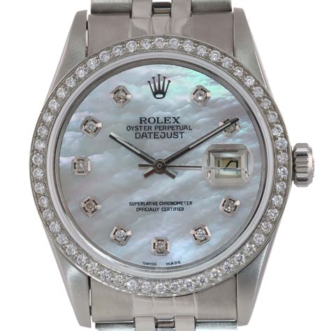 2 ct diamond diamond bezel for rolex datejust|Rolex diamond bezel 36mm.